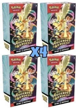 Pokemon Ascended Heroes Booster Bundle X4 Brand New Factory Sealed - Image 1