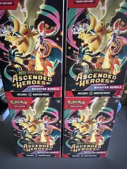 Pokemon Ascended Heroes Booster Bundle X4 New and Sealed - Image 1