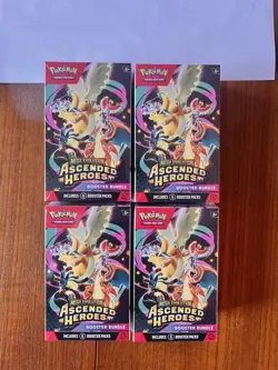 Pokemon TCG Ascended Heroes Booster Bundle x4 🌟| NEW ✅| IN HAND ✅| - Image 1
