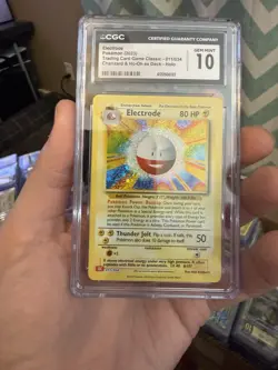 Pokemon Electrode 011/034 Holo CLC Trading Card Game Classic CGC 10 Gem Mint - Image 1
