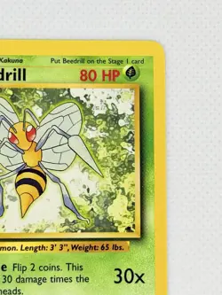 Beedrill 17/102 Base Set WOTC Vintage Pokemon Card - Image 4