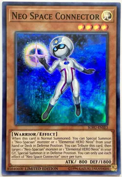 SOFU-ENSE3 Neo Space Connector - Super Rare Ltd. Edition Near Mint YuGiOh Card - Image 1