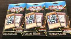 Yu-Gi-Oh! Mystery Pack Lot (3 Packs) 75 Cards – 15 Rares Guaranteed – New Sealed - Image 1