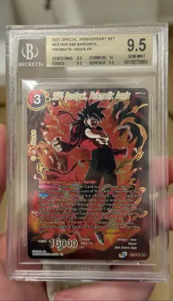 Dragon Ball Super Card Game Bardock EX19-26 EX Prismatic Aegis BGS 9.5 - Image 1