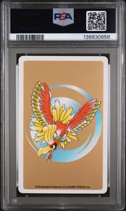 2000 POKEMON GOLD VERSION PLAYING CARDS ACE OF CLUBS #152 CHIKORITA PSA 10 - Image 2