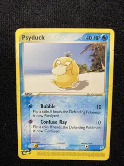 Psyduck 44/95 LP Non Holo Adorable Confused Artwork E Reader Pokemon Card! - Image 1