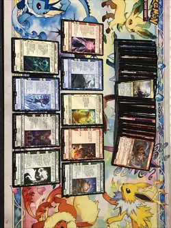 Final Fantasy Magic The Gathering Lot Over 50 Near Mint Cards - Image 1