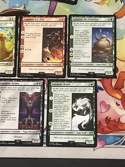 Final Fantasy Magic The Gathering Lot Over 50 Near Mint Cards - Image 4