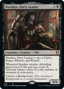 MTG Foil - Burakos, Party Leader - 653 / NM / English - Image 1