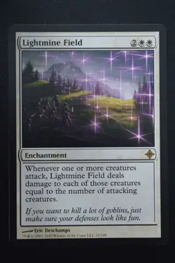Magic The Gathering MTG LIGHTMINE FIELD Rise of the Eldrazi LP Lightly Played - Image 1