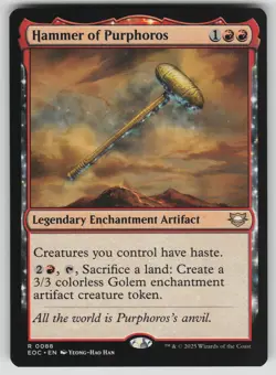 Hammer of Purphoros Normal R Commander: Edge of Eternities 88 NM - Image 1