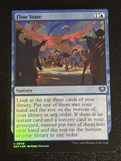 MTG Secrets of Strixhaven Flow State Foil 0049 NM - Image 1