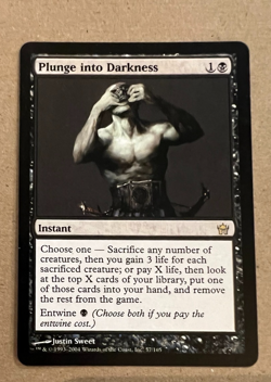Plunge into Darkness - Fifth Dawn - MTG - Magic the Gathering - Image 1