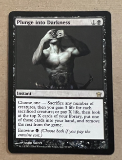 Plunge into Darkness - Fifth Dawn - MTG - Magic the Gathering - Image 2