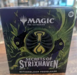 MTG Secrets of Strixhaven WITHERBLOOM Prerelease Kit Sealed - Image 1