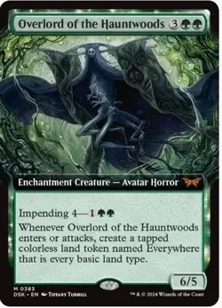 Overlord of the Hauntwoods #383 Extended Art Mythic Duskmourn: House of HorrorNM - Image 1