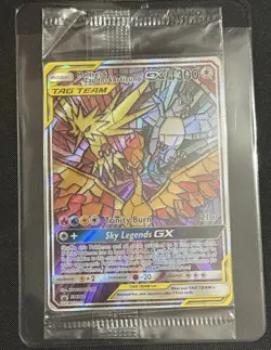 SM210 Pokemon Black Star Promo Moltres Zapdos Articuno Tag Team GX SEALED MINT - Image 2