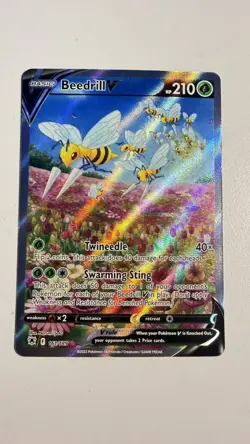 Pokemon Beedrill V Alternate Art Swsh10: Astral Radiance 161/189 Holo - Image 1