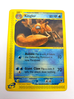 Pokemon Card - Non-Holo Kingler 50/165 Expedition *MP* e-Card Rare - Image 1