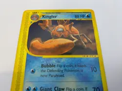 Pokemon Card - Non-Holo Kingler 50/165 Expedition *MP* e-Card Rare - Image 3