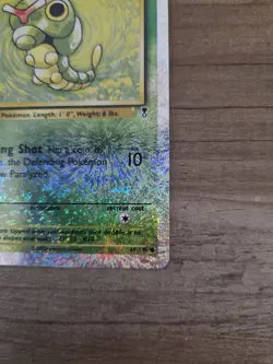 Caterpie Legendary Collection Reverse Holo Pokemon Card Firework Pattern LP - Image 5