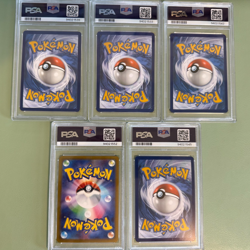 (5) Pokemon PSA Slabs Lot 151, Crown Zenith, Temporal Forces Mixed Lot PSA 10/9s - Image 2