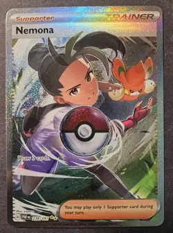 Nemona - 238/091 - Pokemon Paldean Fates Special Illustration Rare Card NM - Image 1