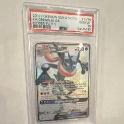 Pokemon Greninja GX Full Art Shiny Holo Rare Hidden Fates SV56/SV94 PSA 10 2019 - Image 3