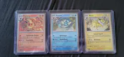 POKEMON FLAMARA SVP 167 AQUANA SVP 168 BLITZA SVP 169 PROMO DEUTSCH NEAR MINT - Image 1