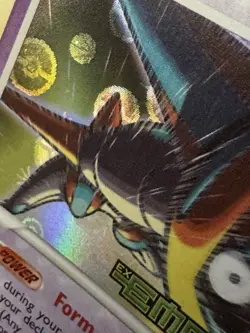 Deoxys 2/106 Rare Emerald Holo Reverse Holo Pokemon Stamp - Image 3