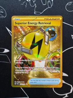 Superior Energy Retrieval 277/193 Pokemon TCG S&V Paldea Evolved Hyper Rare - Image 1
