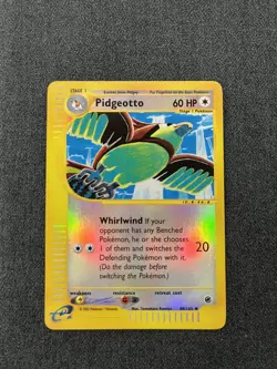 Pokemon TCG Pidgeotto 088/165 Expedition Base Set Reverse Holo Lightly Played - Image 1