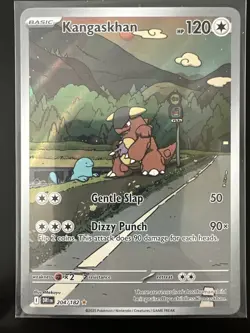 Destined Rivals Kangaskhan 204/182 Illustration Rare Pokemon NM/M - Image 1