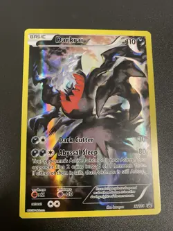 2016 Pokemon XY Promo. XY114 Full Art Darkrai Mythical Pokemon Collection - Image 1