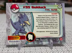 1999 Topps Pokemon #55 Golduck (TV Animation Series 1) 2nd Print Black Logo NM - Image 2