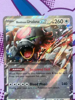 Pokemon TCG - Bloodmoon Ursaluna ex 141/167 - Twilight Masquerade - NM - Image 2