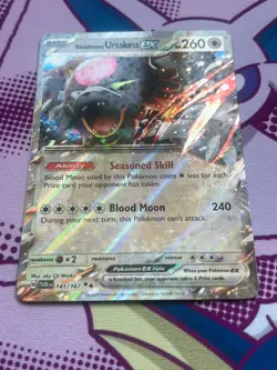 Pokemon TCG - Bloodmoon Ursaluna ex 141/167 - Twilight Masquerade - NM - Image 4
