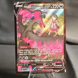 Pokemon Galarian Moltres V Astral Radiance Trainer Gallery TG20/TG30 Holo LP - Image 1