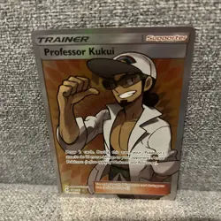 Pokemon TCG Professor Kukui Sun & Moon 148/149 Holo Full Art Ultra Rare - Image 1