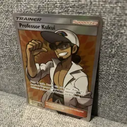 Pokemon TCG Professor Kukui Sun & Moon 148/149 Holo Full Art Ultra Rare - Image 2