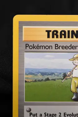 Pokemon Breeder 76/102 LP Base Set Regular Rare Pokemon TCG - Image 2