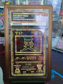 Pokemon TCG Ancient Mew Cosmos Holo 2000 Promo Pokemon Movie Graded ACE 1 - Image 1