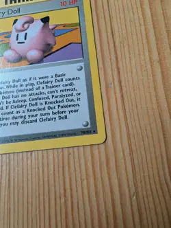 Clefairy Doll 70/102 Rare Base Set Unlimited Pokemon Moderately Played - Image 4