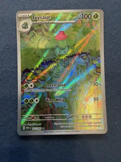 Ivysaur 167/165 Pokemon 151 Illustration Rare Full Art Holo NM/MINT” - Image 1