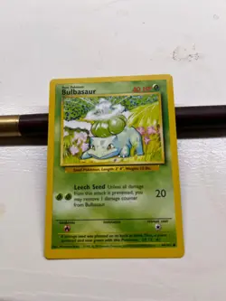 Pokemon Base Set Bulbasaur 44/102 - Image 1