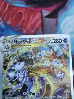 2023 Pokemon Crown Zenith SWSH 12.5 Mewtwo VSTAR #GG44/GG70 Full Art Holo - Image 4