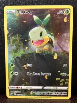 Turtwig GG31/GG70 NM Crown Zenith Galarian Gallery Holo Pokemon - Image 1