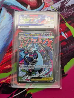 Pokemon Mega Charizard X ex MEP 023 Ultra Premium Collection ACE 10 Gem Mint - Image 1