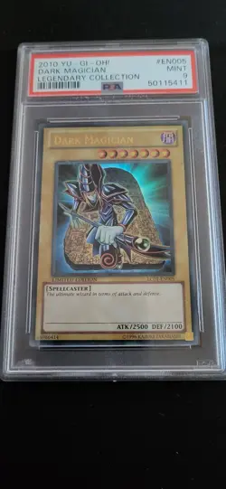 2010 YUGIOH LEGENDARY COLLECTION #EN005 DARK MAGICIAN LEGENDARY COLLECTION PSA9 - Image 1