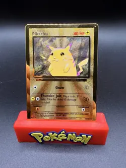 Pokemon Gold Metal Pikachu Card 58/102 Pokemon Celebrations 25th Anniversary - Image 1